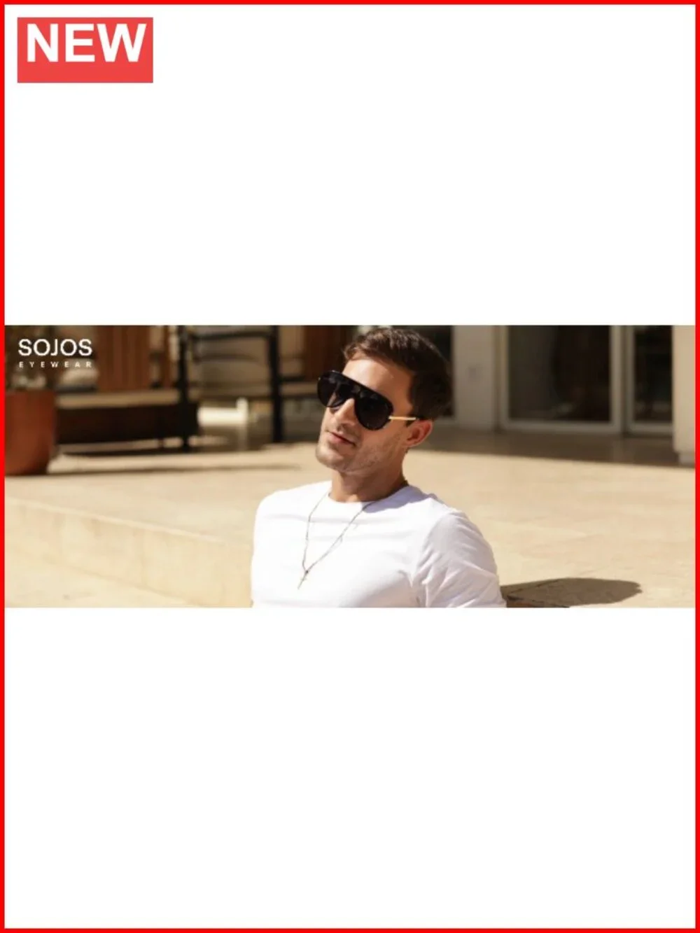 Retro Oversized Aviator Polarized Sunglasses for Men Women UV Protection TR-90